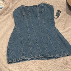 Strapless Mini Dress